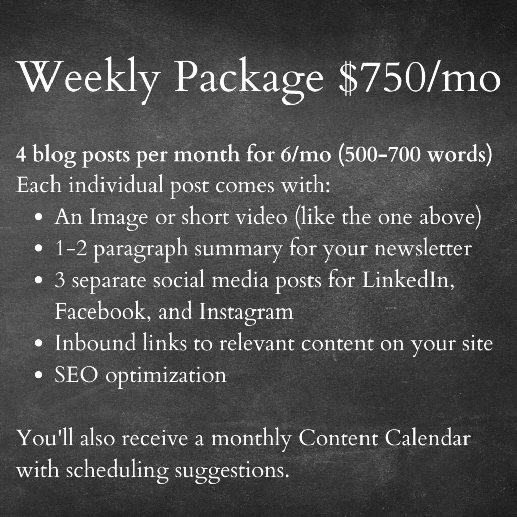 weekly content package 3 mo (1)