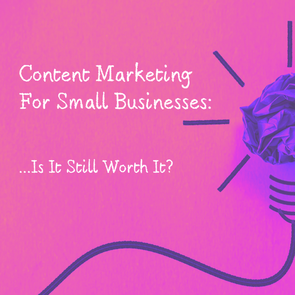content marketing for small businesses learn image